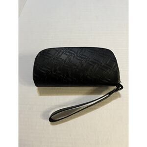 Oakley sunglasses Case Zippered Black Leather